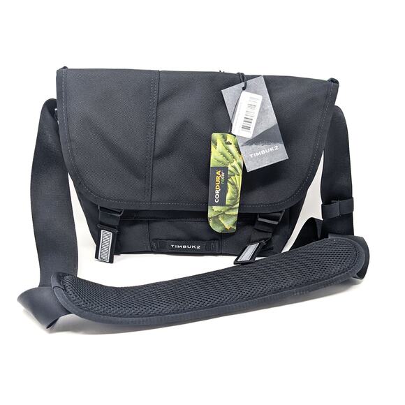 New Timbuk2 Classic Messenger Bag Unisex Jet Black XS